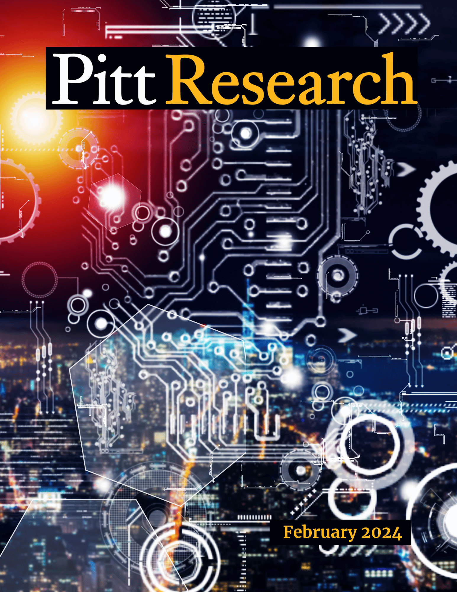 February 2024 Inside Pitt Research Newsletter Cover