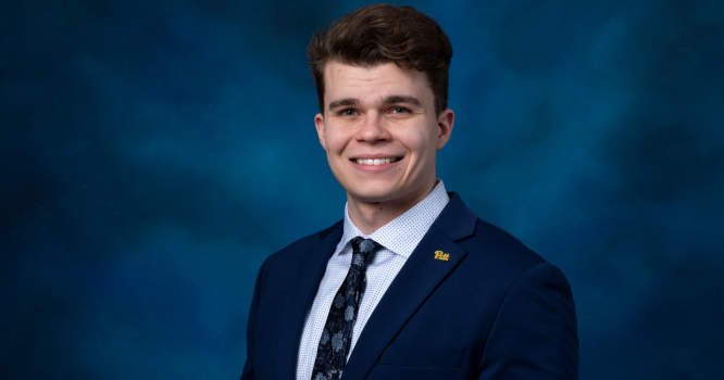Kade Kenyon, budget and finance manager for the Office of the Senior Vice Chancellor for Research at the University of Pittsburgh