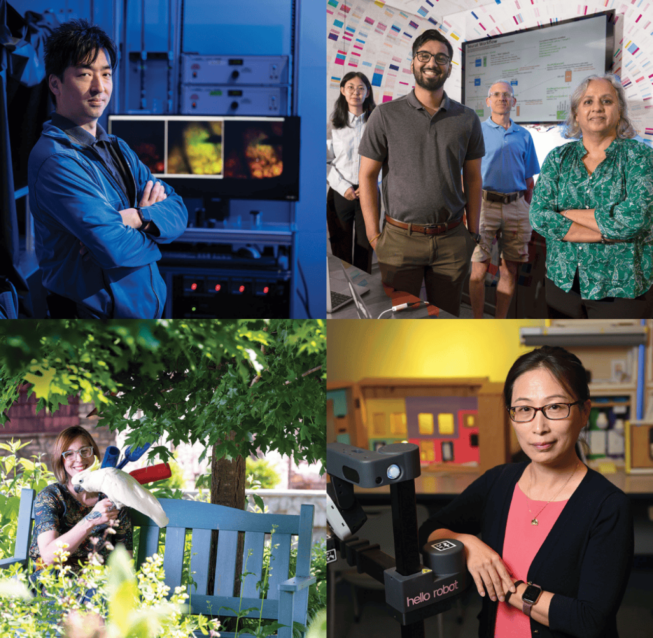 Takashi Kozai, Uma Chandran's Lab, Christine Dahlin, Dan Ding