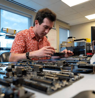 postdoc working at lab