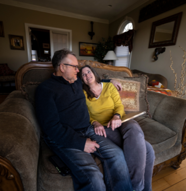 people sitting on couch